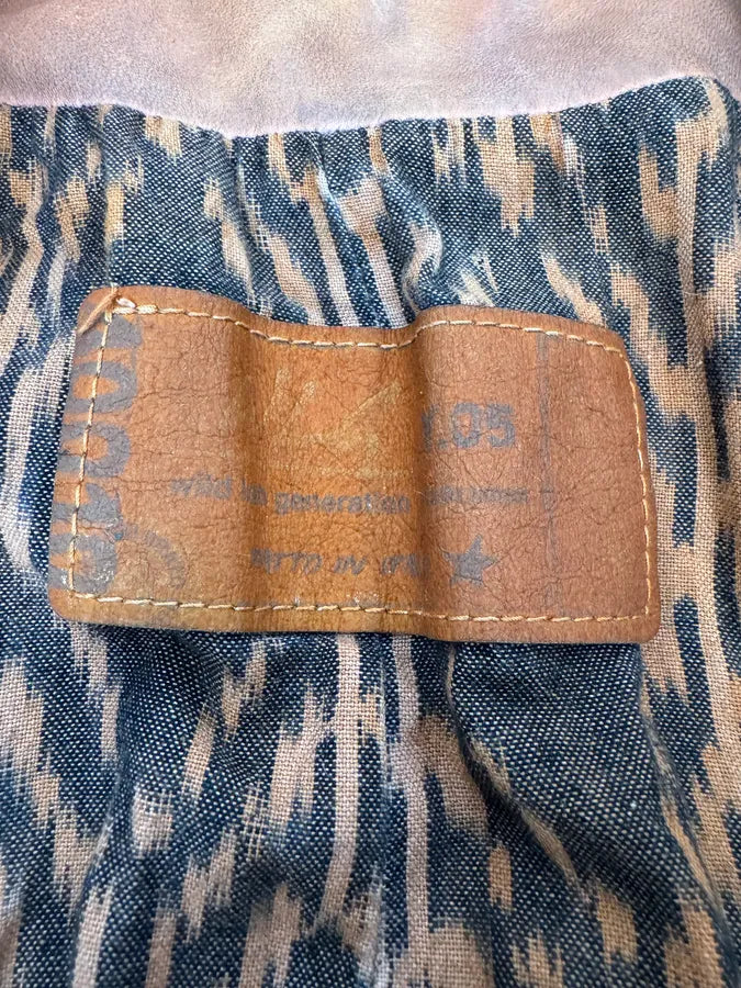 Giorgio Brato Eroded Orange Leather Jacket OgSACLZ 9