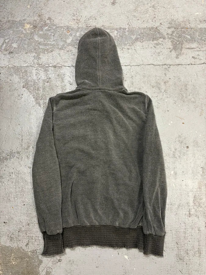 Giorgio Brato Grey Contemporary Zip-up Hooded Sweater IdcjAqe 5