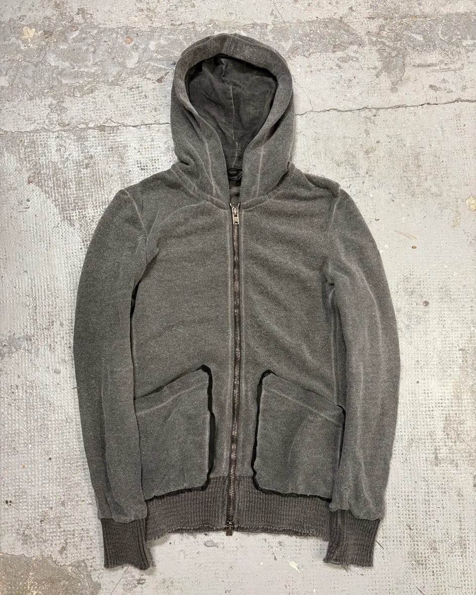 Giorgio Brato Grey Contemporary Zip-up Hooded Sweater IdcjAqe 0