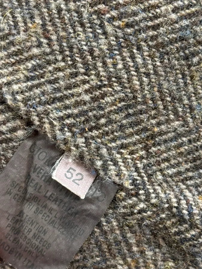 Giorgio Brato Italian Brown Eroded Leather Jacket XGRIqpZ 10