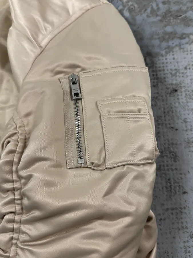 Giorgio Brato Beige Distressed Rebel Bomber Jacket aBpvSly 9