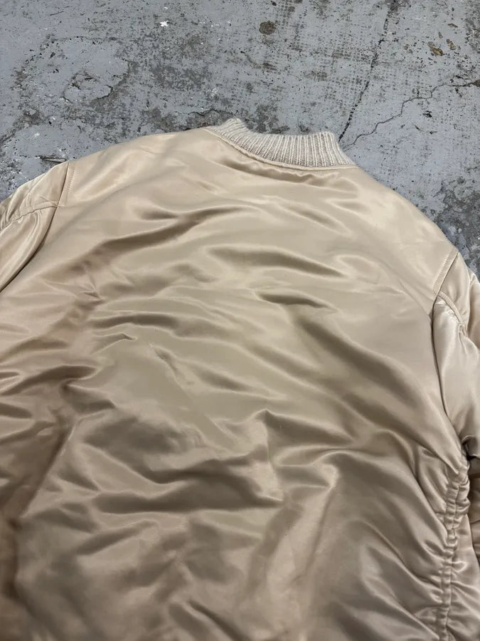 Giorgio Brato Beige Distressed Rebel Bomber Jacket aBpvSly 5