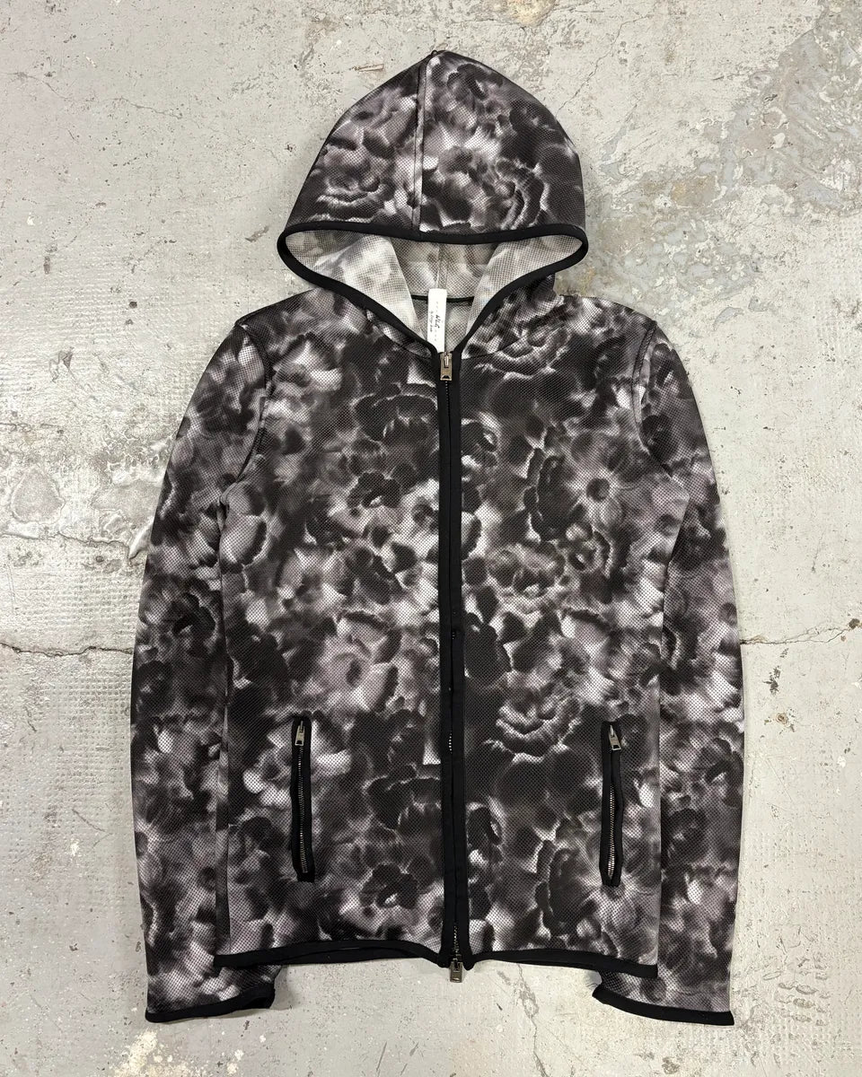 Giorgio Brato WLB Contemporary Obscure Flowers Zip-up Sweatshirt (M) jQbeEbh 0