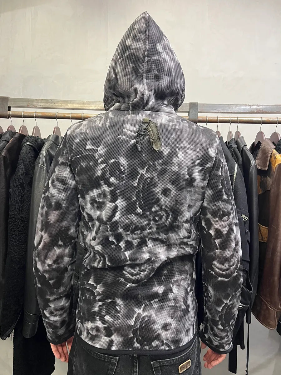 Giorgio Brato WLB Contemporary Obscure Flowers Zip-up Sweatshirt (M) jQbeEbh 2