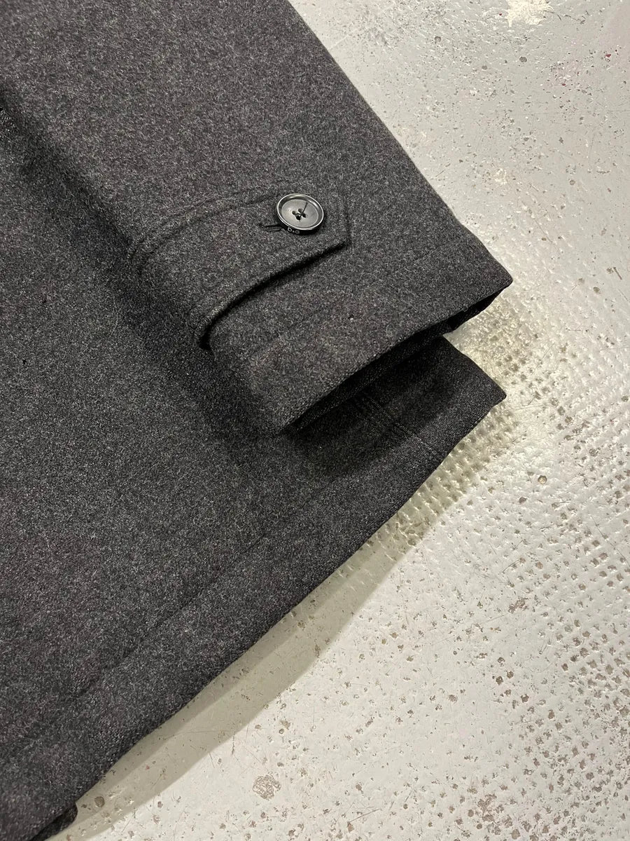 2000s Dolce & Gabbana Grey Classy Wool Caban Jacket ixrjaPF 6