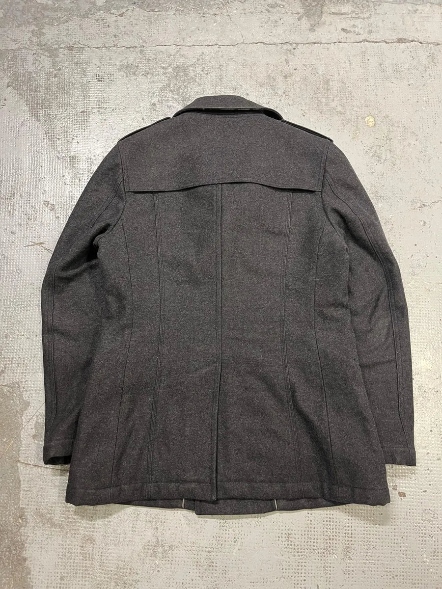 2000s Dolce & Gabbana Grey Classy Wool Caban Jacket ixrjaPF 5