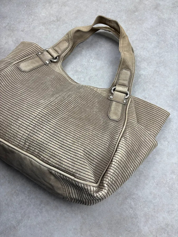 Giuseppe Zanotti Beige Leather Quilted Shoulder Bag VsbtrxO 4