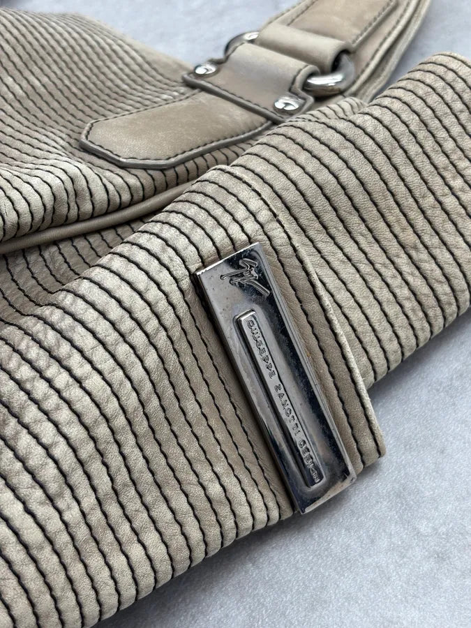 Giuseppe Zanotti Beige Leather Quilted Shoulder Bag VsbtrxO 11