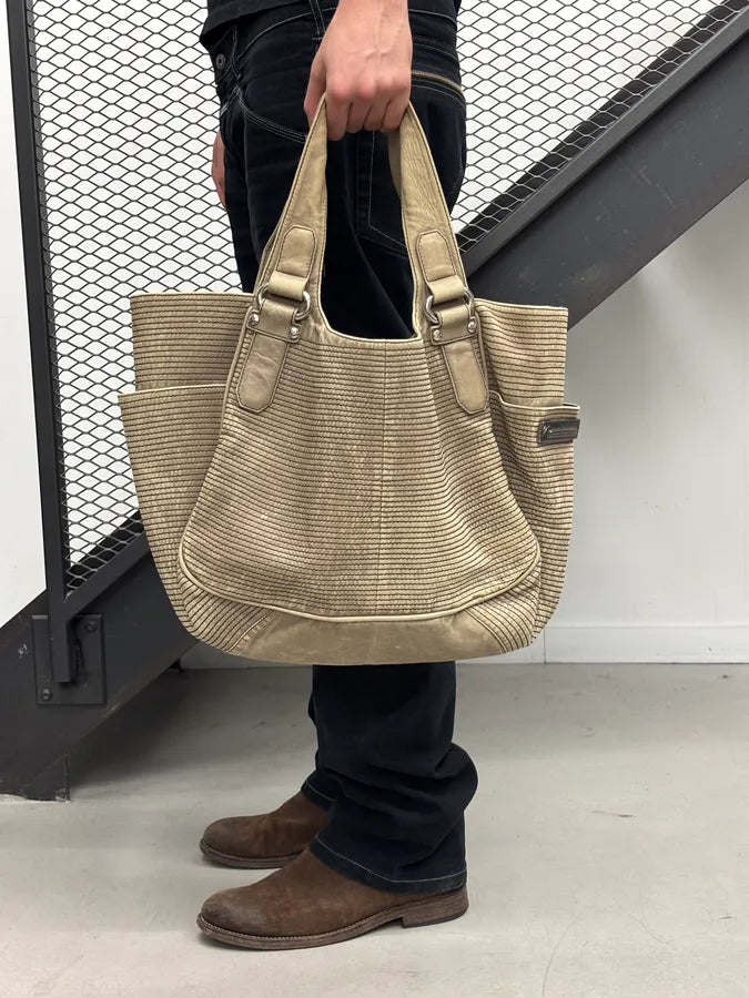 Giuseppe Zanotti Beige Leather Quilted Shoulder Bag VsbtrxO 2