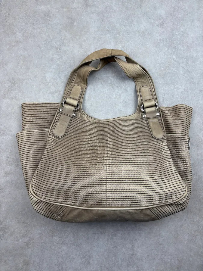 Giuseppe Zanotti Beige Leather Quilted Shoulder Bag VsbtrxO 8