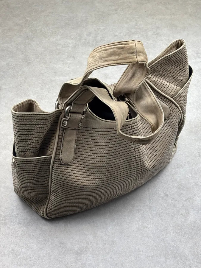 Giuseppe Zanotti Beige Leather Quilted Shoulder Bag VsbtrxO 1