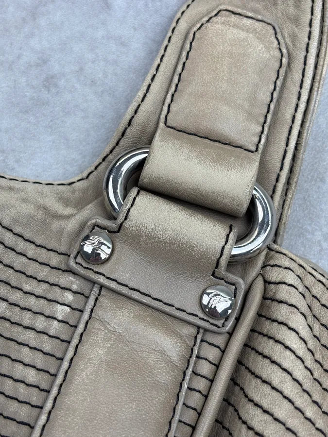 Giuseppe Zanotti Beige Leather Quilted Shoulder Bag VsbtrxO 10