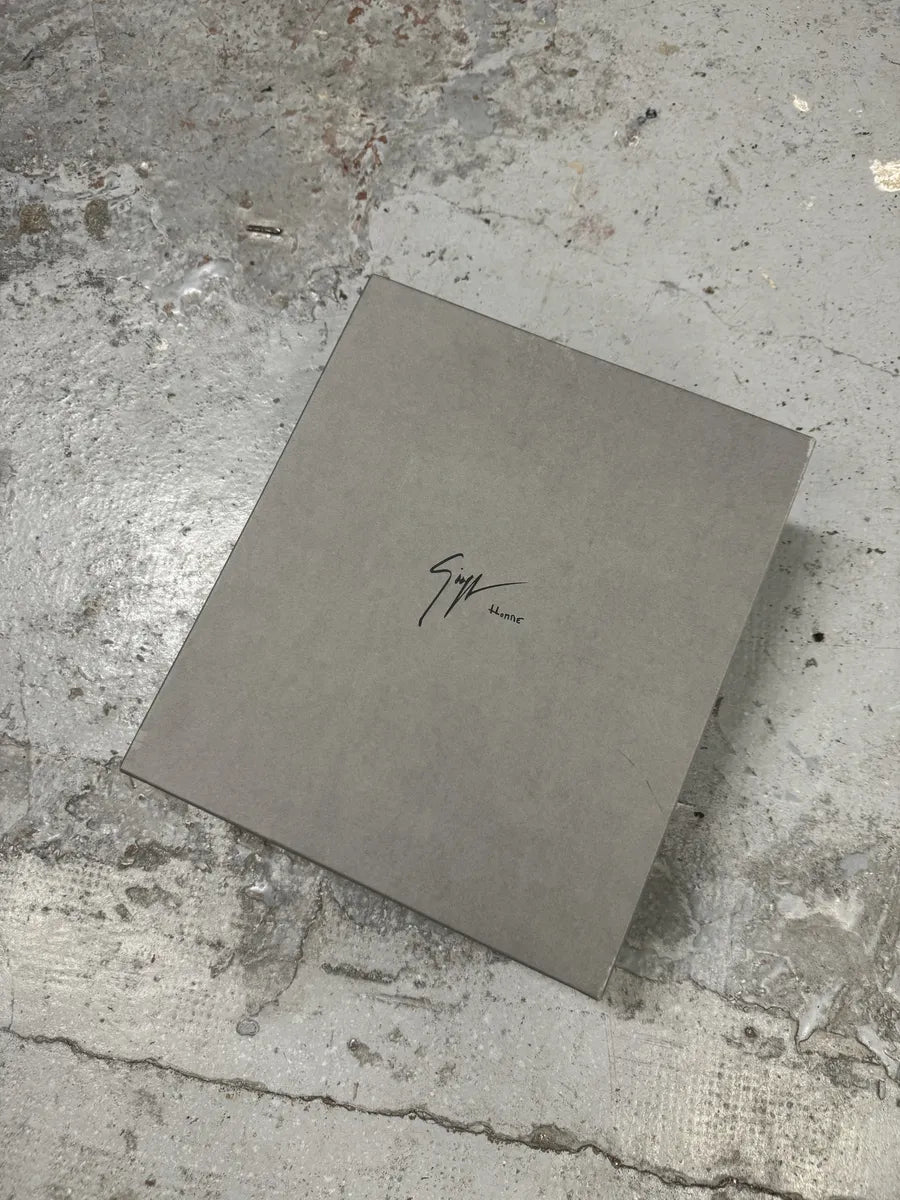 Giuseppe Zanotti Black Scratch High Leather Sneakers hvEUlta 10