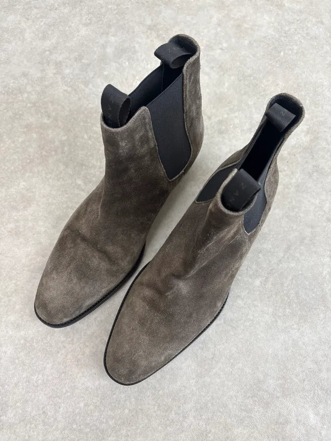 Giuseppe Zanotti Tern Suede Leather Chelsea Boots NQWCveI 4