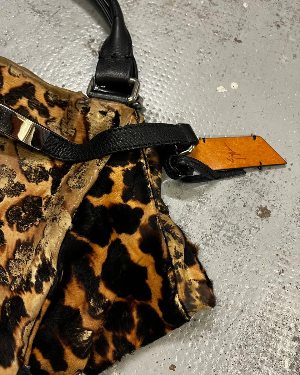 Giuseppe Zanotti Leopard Print Shoulder Bag hOMVwOf 5