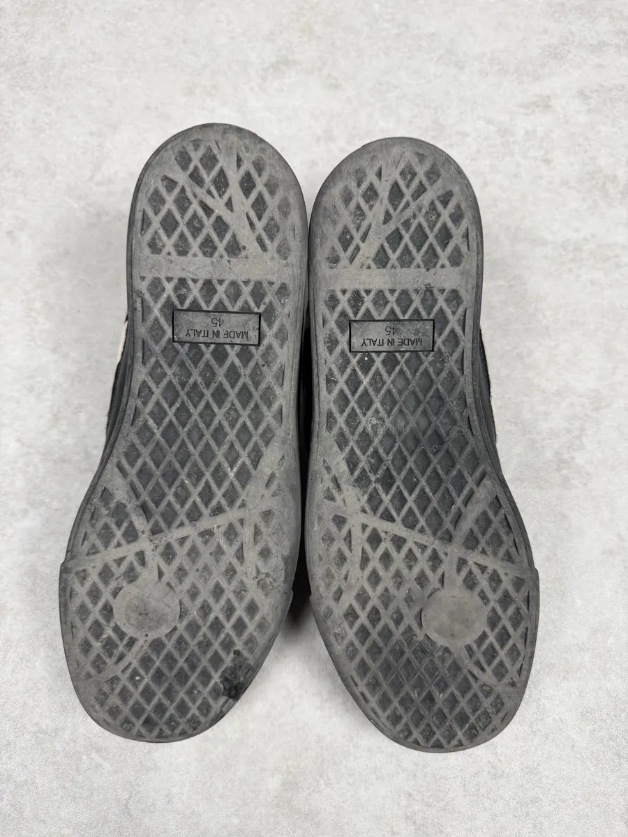 Giuseppe Zanotti Pony Hair Black & White Safari Sneakers xlEpmqt 6