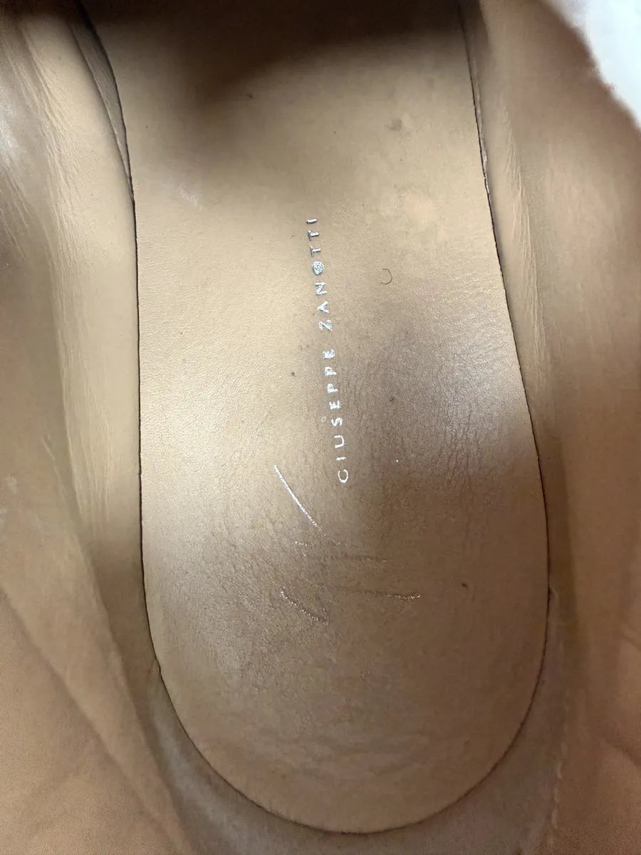 Giuseppe Zanotti White Python Leather High Sneakers joXABsm 8