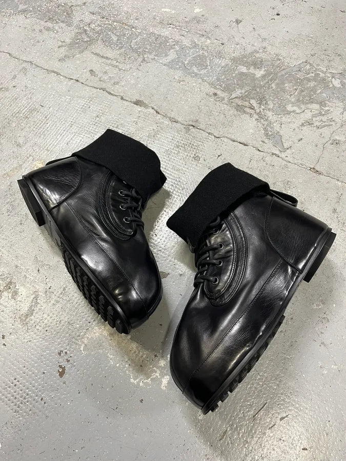 Givenchy (B).STROY Bunny Black Calf Leather Ankle Boots DETtcyI 2