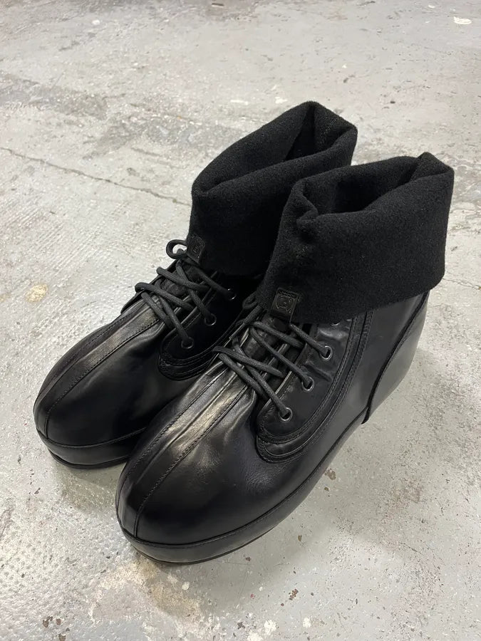 Givenchy (B).STROY Bunny Black Calf Leather Ankle Boots DETtcyI 4