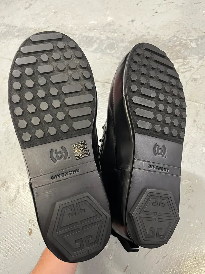 Givenchy (B).STROY Bunny Black Calf Leather Ankle Boots DETtcyI 7