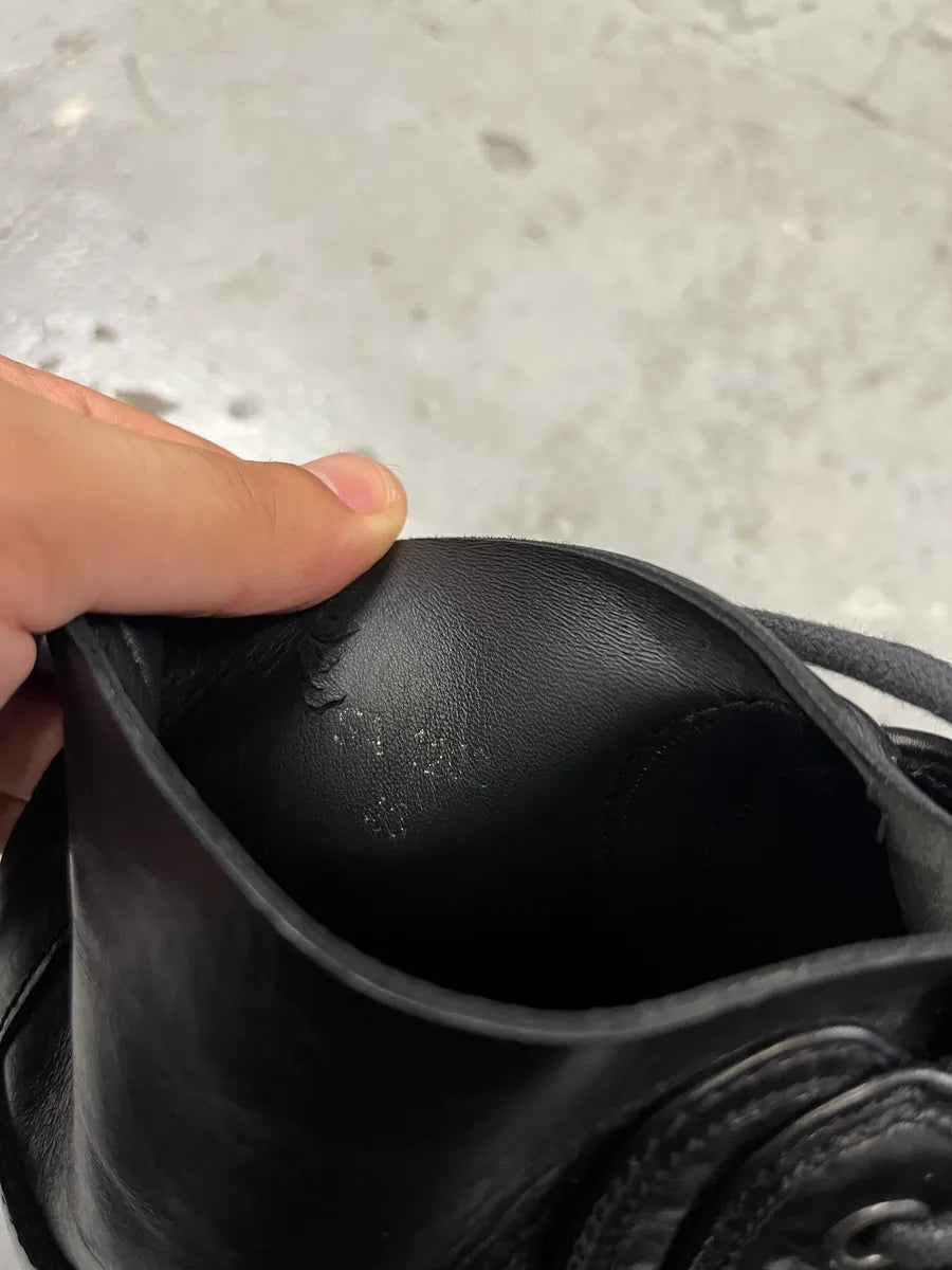 Givenchy (B).STROY Bunny Black Calf Leather Ankle Boots DETtcyI 8