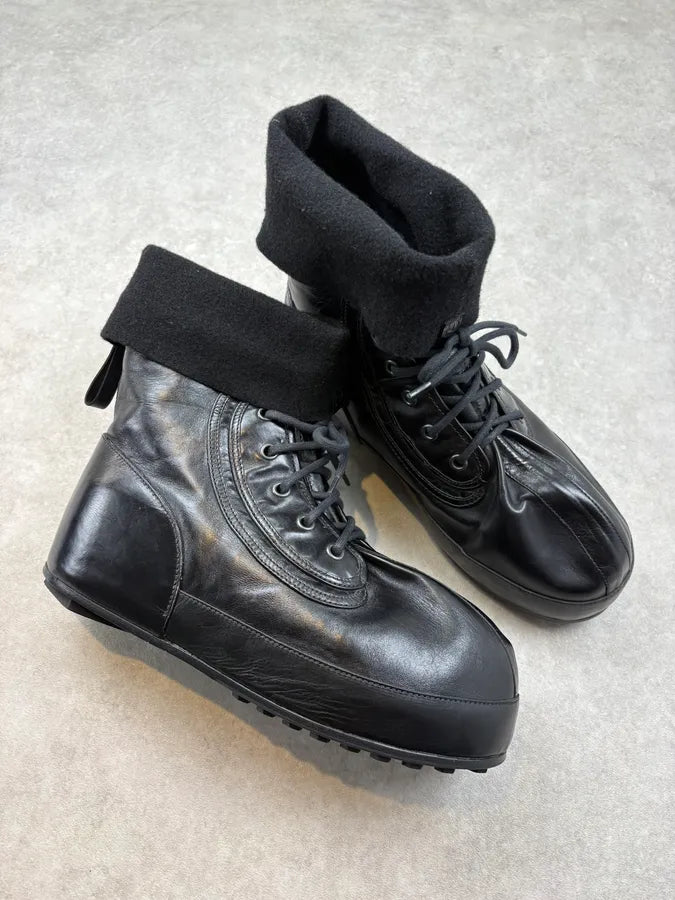 Givenchy (B).STROY Bunny Black Calf Leather Ankle Boots vNVzXAI 4