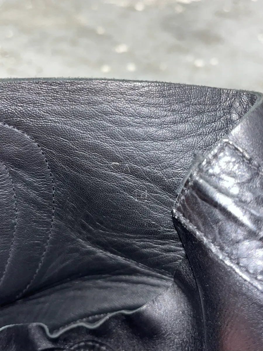 Givenchy (B).STROY Bunny Black Calf Leather Ankle Boots HBSIcGE 8