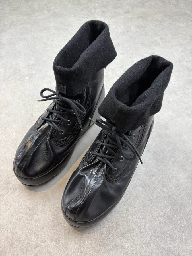 Givenchy (B).STROY Bunny Black Calf Leather Ankle Boots vNVzXAI 2