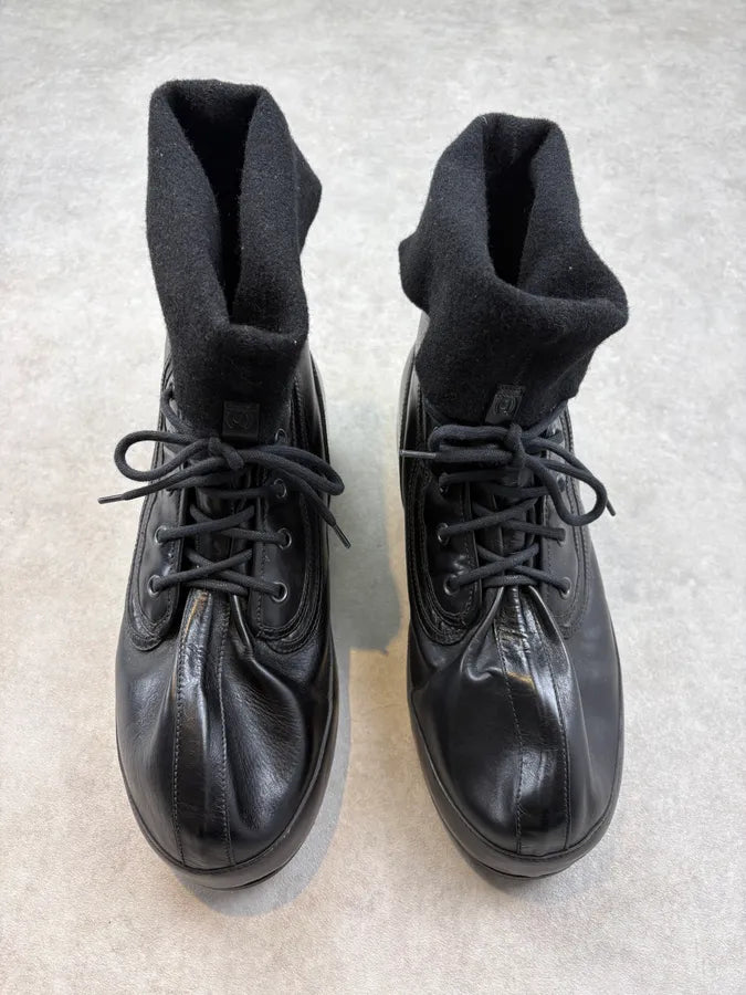 Givenchy (B).STROY Bunny Black Calf Leather Ankle Boots vNVzXAI 1