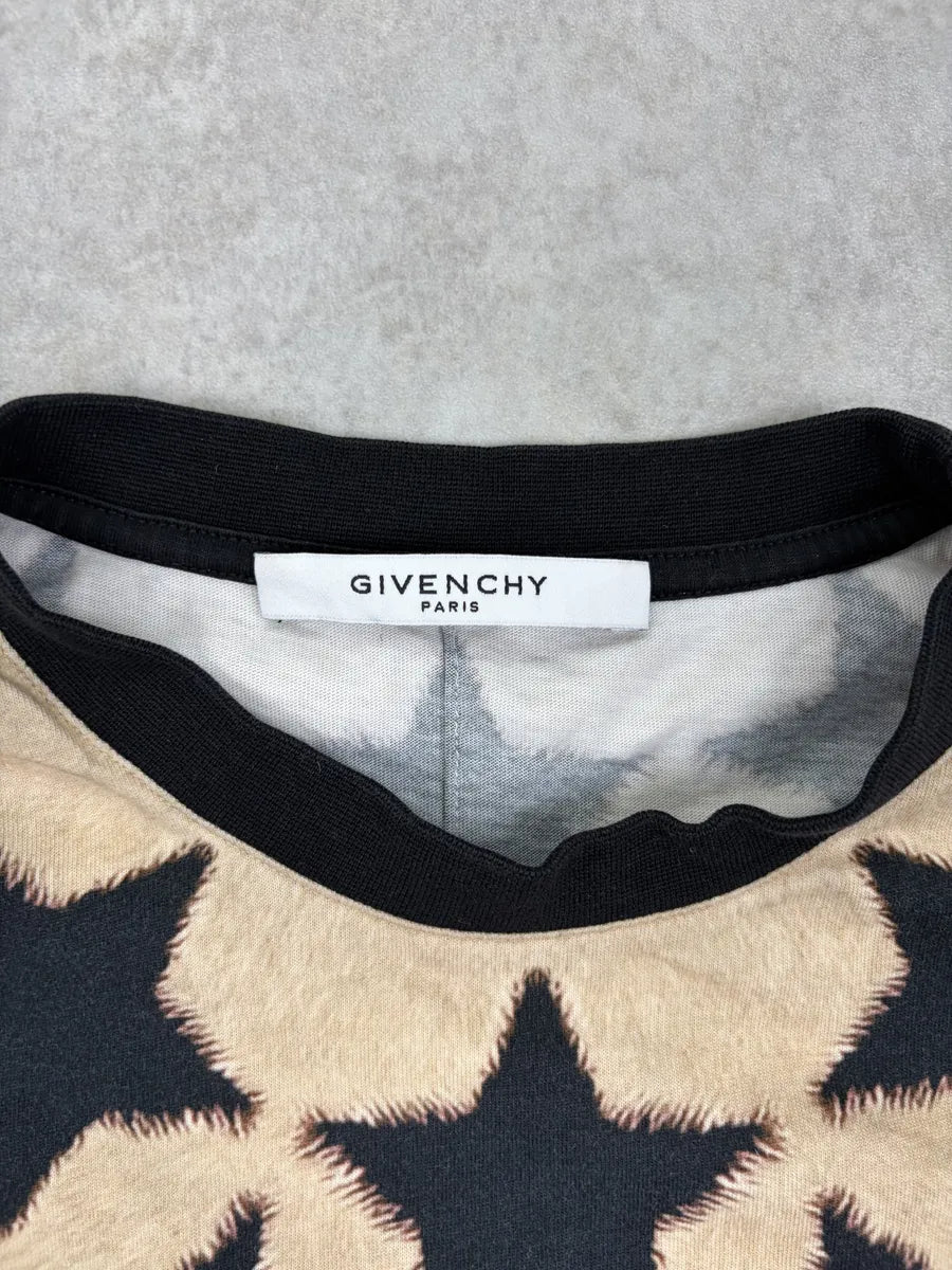 Givenchy Beige Leopard Star T-Shirt dDGMqrb 4