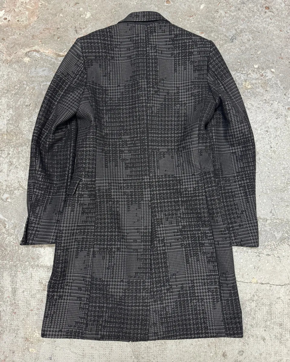 Givenchy Black & Grey Wool Trench Coat PakwGGN 1