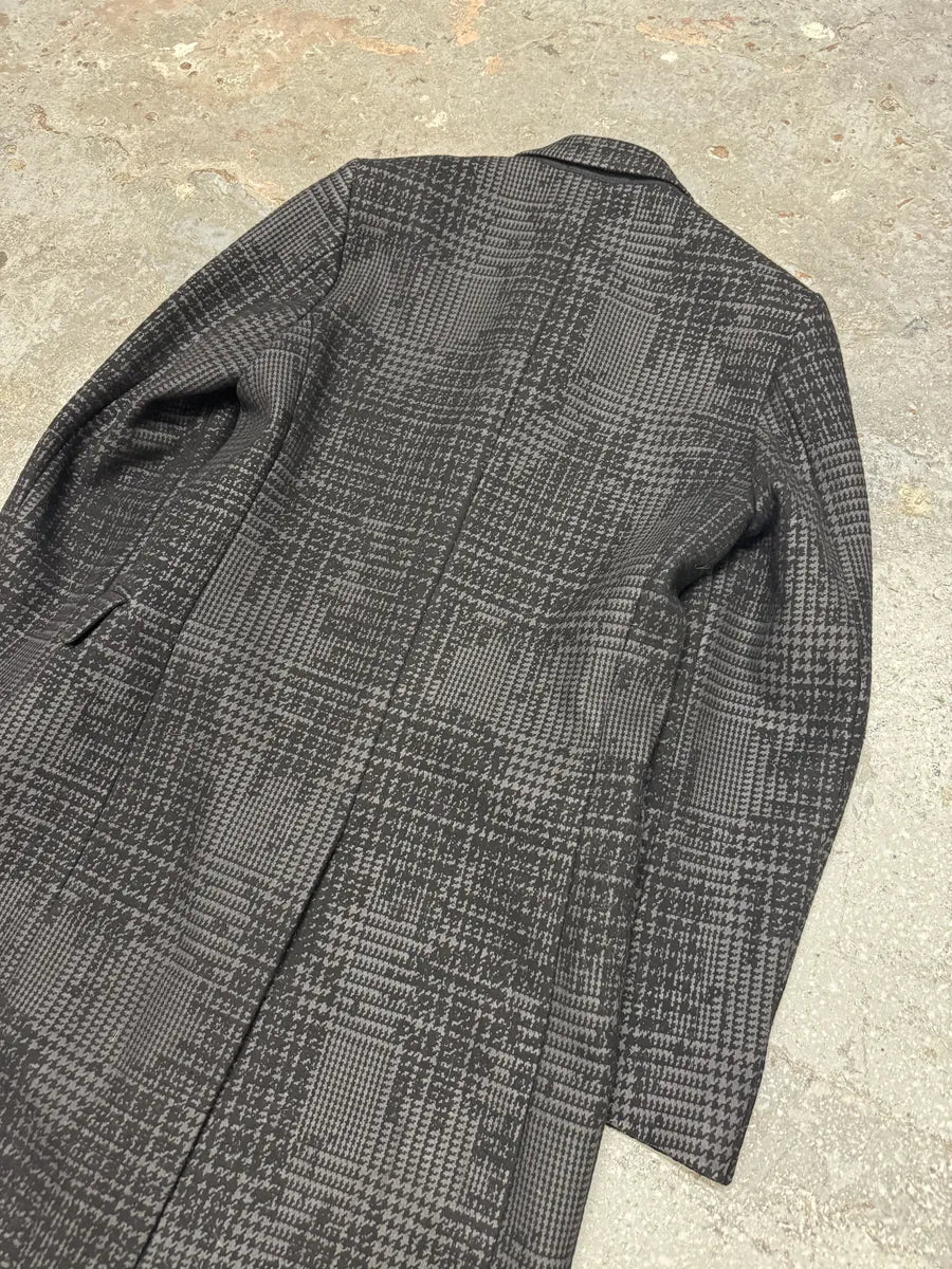 Givenchy Black & Grey Wool Trench Coat PakwGGN 3