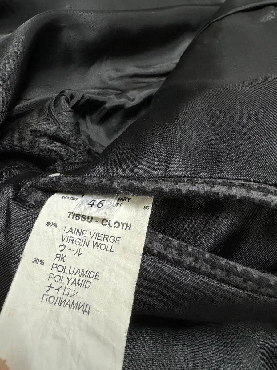 Givenchy Black & Grey Wool Trench Coat PakwGGN 5