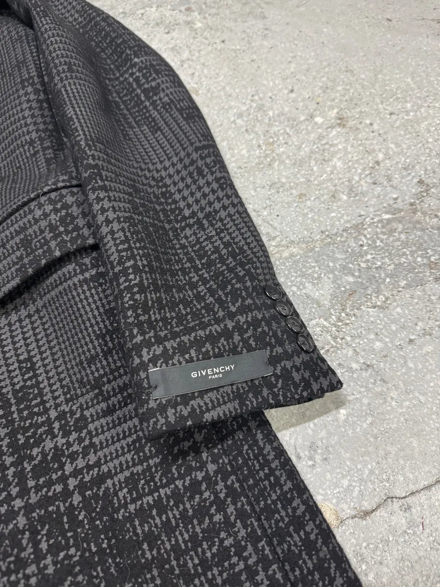 Givenchy Black & Grey Wool Trench Coat PakwGGN 6