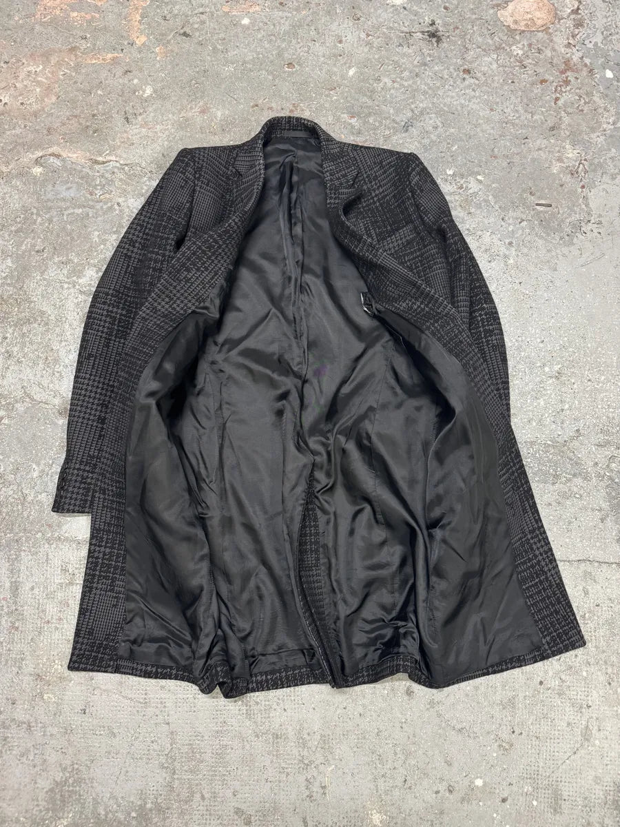 Givenchy Black & Grey Wool Trench Coat PakwGGN 7