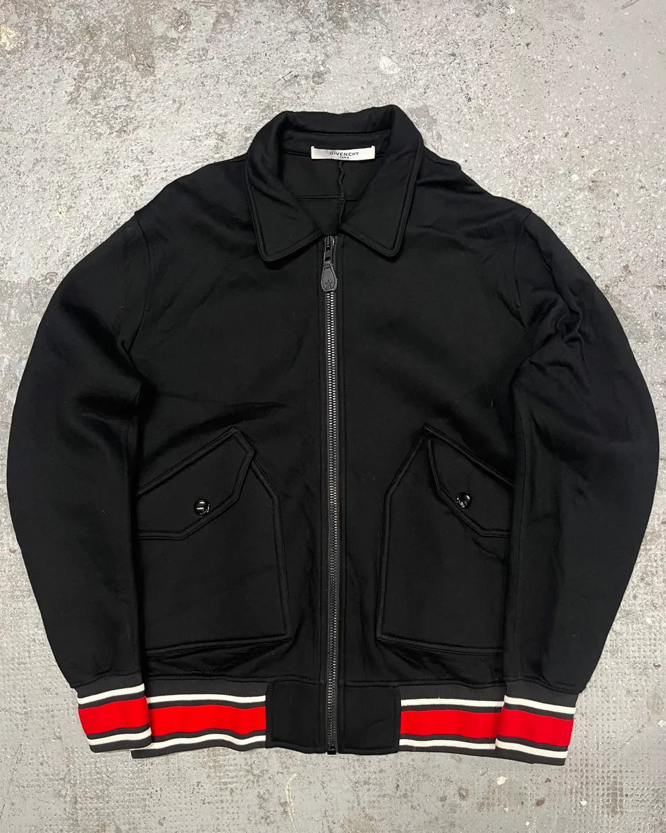 Givenchy Black & Red Bomber Jacket by Riccardo Tisci (M) alfGpfL 0