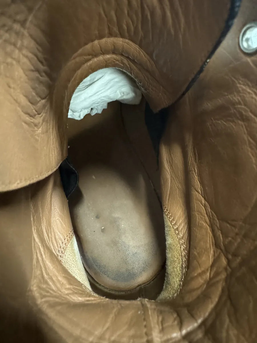 Givenchy Black & White Zebra Leather Studded Strapped Boots bPkxRbC 9