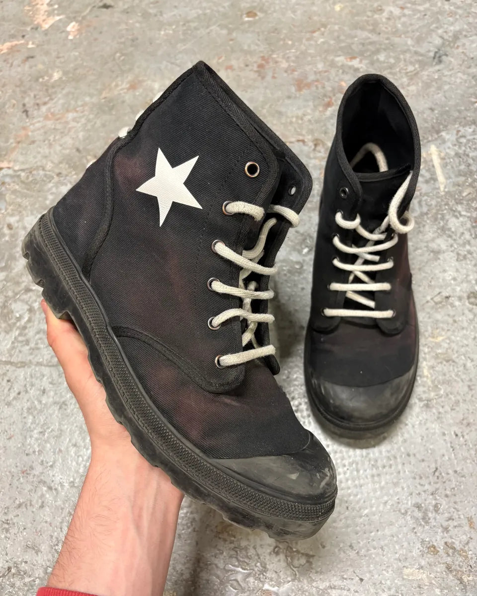 Givenchy Black Canvas Shoes by Riccardo Tisci (41eu/us8) yRZWZBF 0