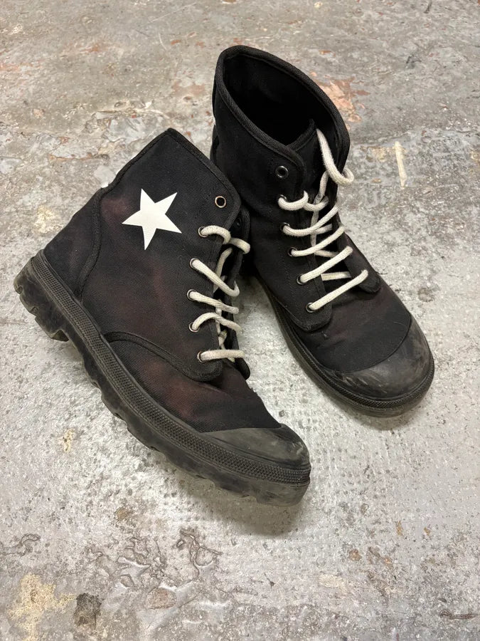 Givenchy Black Canvas Shoes by Riccardo Tisci (41eu/us8) yRZWZBF 4