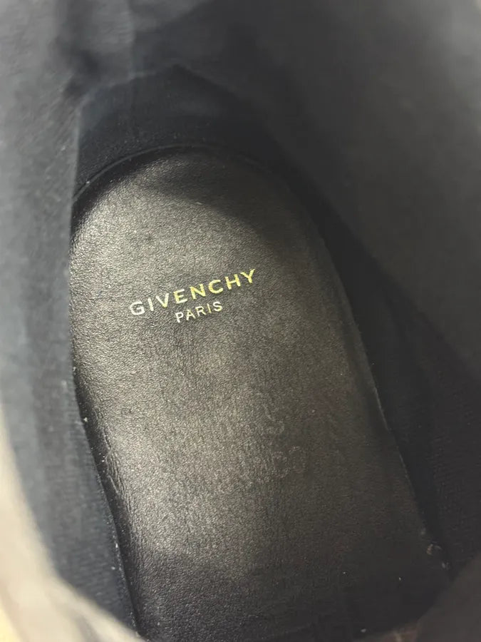 Givenchy Black Canvas Star Laced Boots by Riccardo Tisci etEOhSO 9