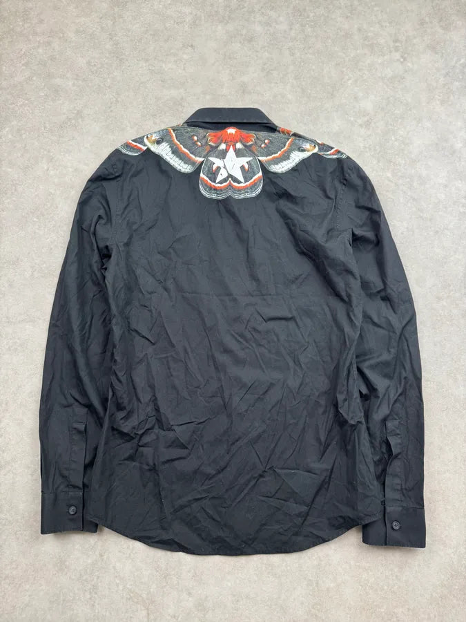 SS2015 Givenchy Black Butterfly Shirt yBXyTgK 5