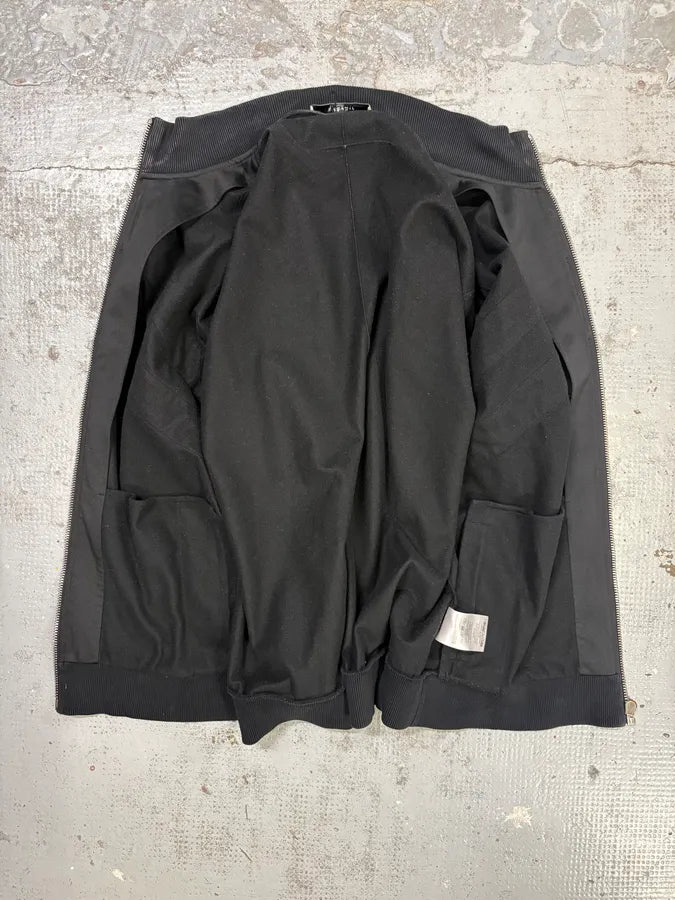 2010s Givenchy Black Cotton Red Stripe Zip-up Jacket by Riccardo Tisci huNTwkl 6