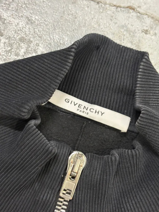 2010s Givenchy Black Cotton Red Stripe Zip-up Jacket by Riccardo Tisci huNTwkl 7