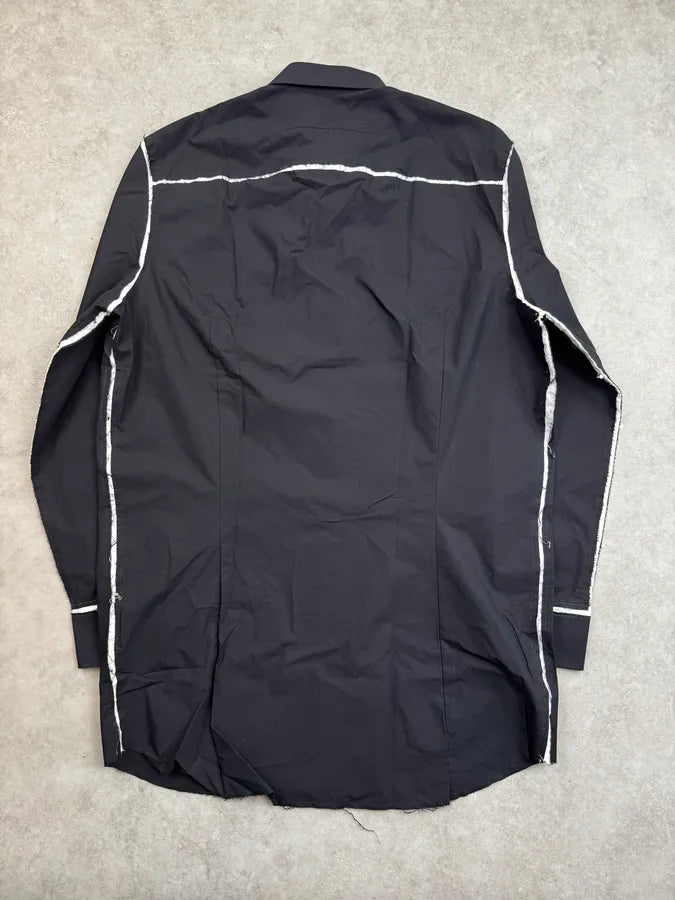 AW2015 Givenchy Black & White Contrast Stitch Shirt by Riccardo Tisci lRtZwHY 4