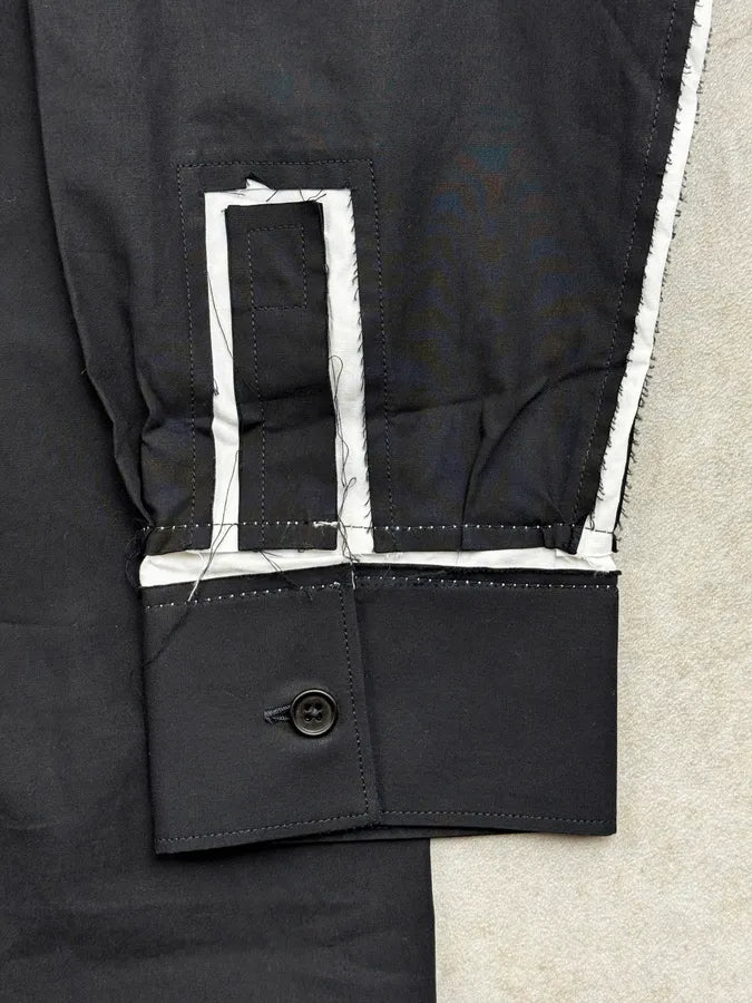 AW2015 Givenchy Black & White Contrast Stitch Shirt by Riccardo Tisci lRtZwHY 8