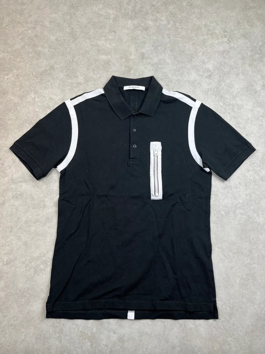 SS2017 Givenchy Black Cross Back Zip Pocket Polo by Riccardo Tisci yiYkktZ 0