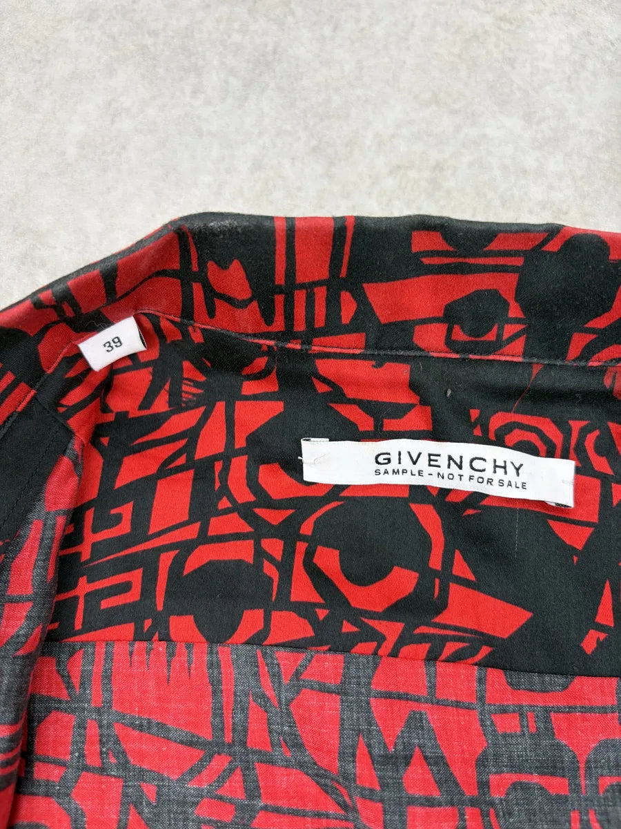 Givenchy Black Sample Asian Dragon Print Shirt CAjFmRV 4