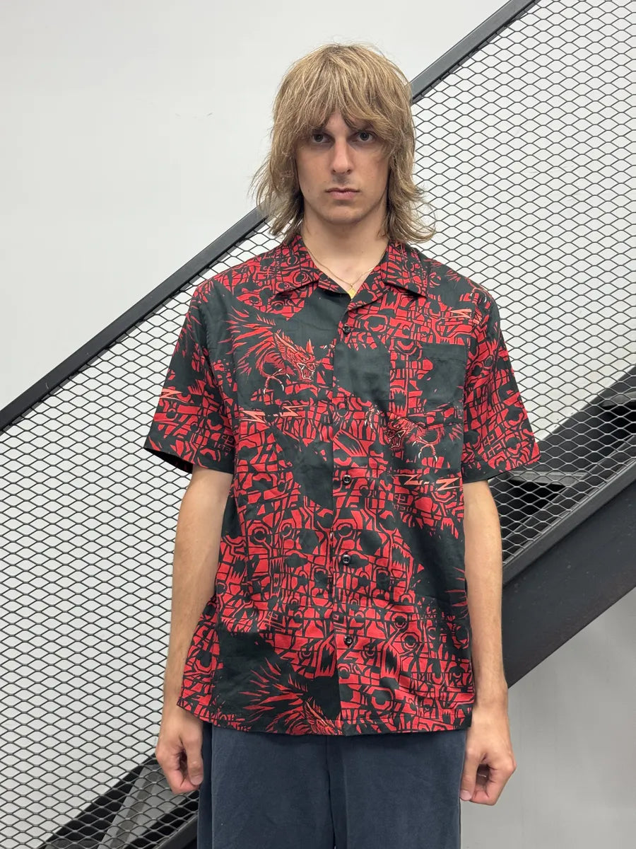 Givenchy Black Sample Asian Dragon Print Shirt CAjFmRV 1