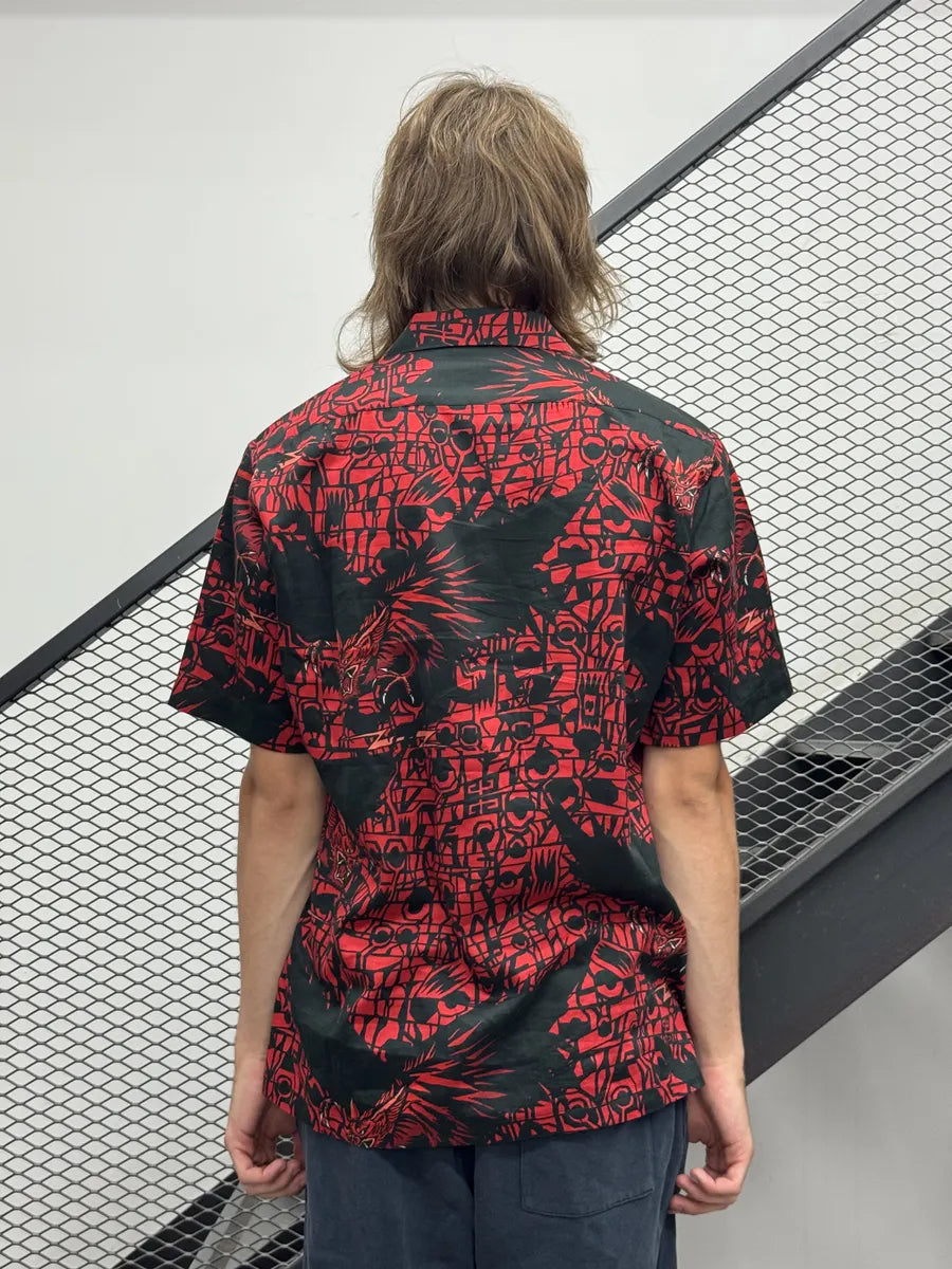 Givenchy Black Sample Asian Dragon Print Shirt CAjFmRV 2