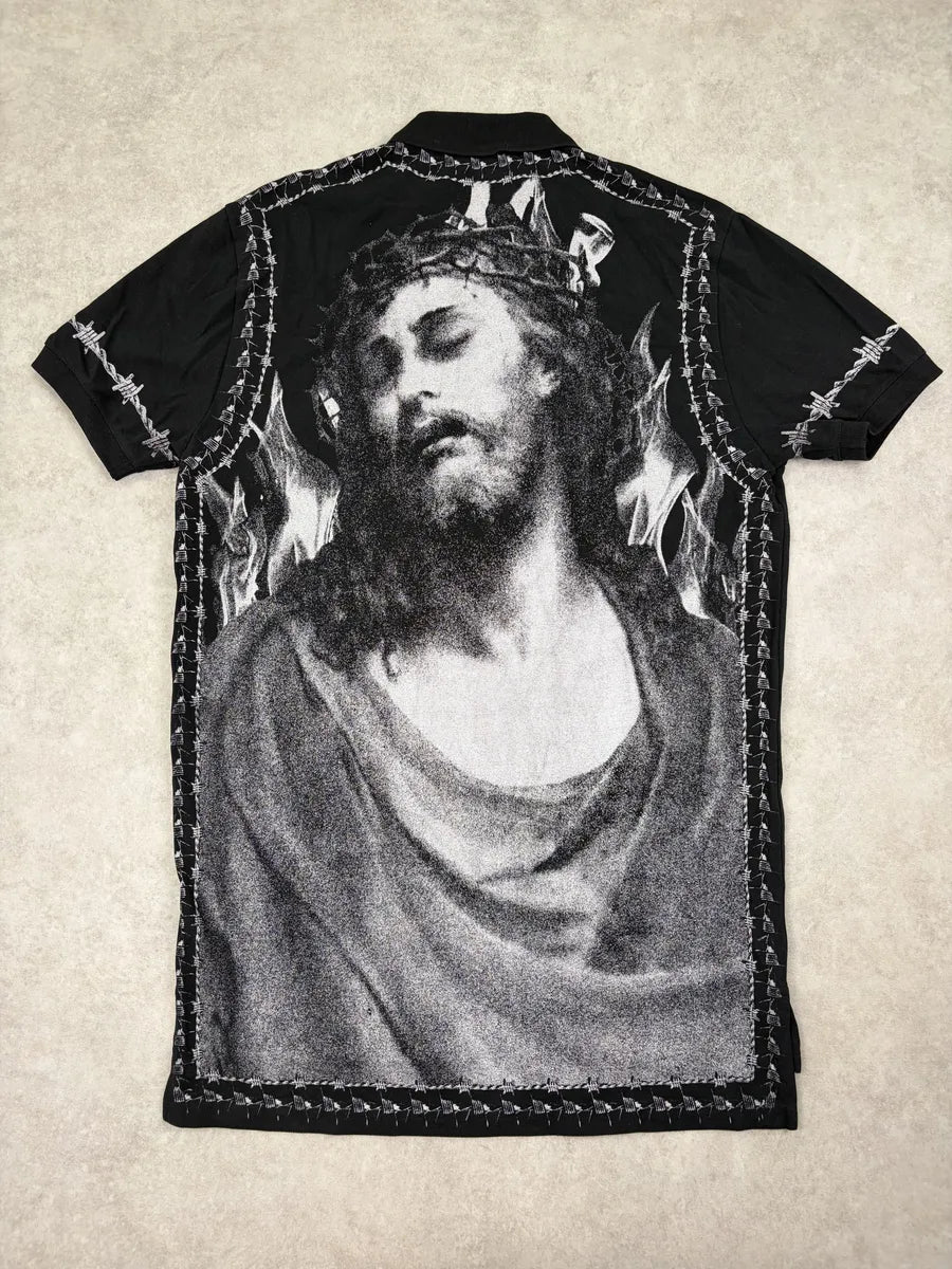 SS2016 Givenchy Black Jesus Religious Polo by Riccardo Tisci hqXaEbN 1